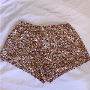 F21 Baroque Printed Shorts